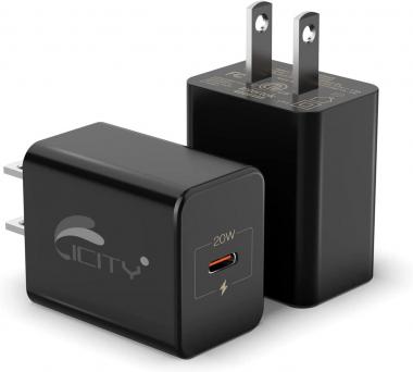 USB C Wall Charger(2 Pack) - 20W USB C Charger PD Fast Charger Block Compatible with iPhone 13