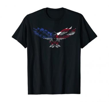 Eagle USA Flag Shirt Men Women for 4th of July T-Shirt