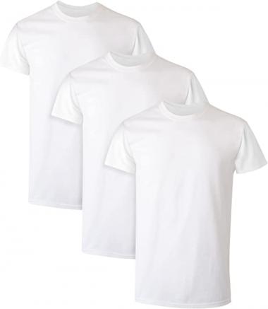 Hanes Men's Tagless Cotton Crew Undershirt – Multiple Packs and Colors