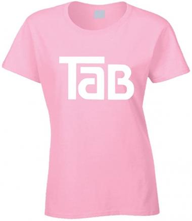 Tab Cola Retro 80's Drink T Shirt - Ladies