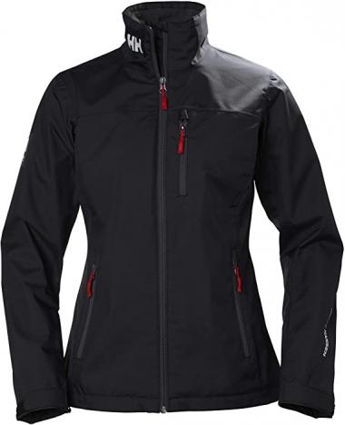 Helly-Hansen Women's Crew Midlayer Fleece Lined Waterproof Breathable Rain Jacket