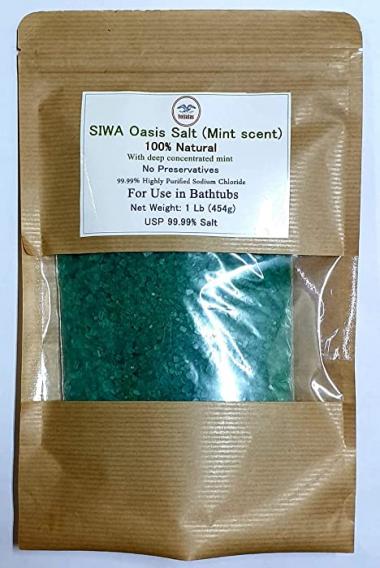 SIWA Oasis Salt for Bath 1 Lb (Mint Odor)