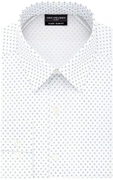 Van Heusen Men's Flex 3 Slim Fit 4-Way Stretch Dress Shirt