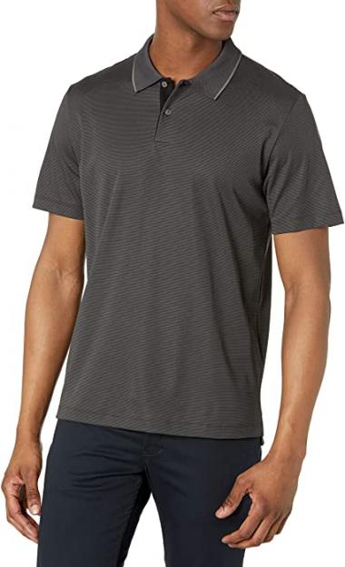 Theory Men's Standard Polo List Interlock