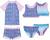 Eddie Bauer Little Girl's 4-Piece Mix & Match Swim Set