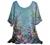 SNKSDGM Women's Casual Boho Cotton Linen Shirts Oversized Crewneck T Shirts Summer Floral Print Linen Tunic Tops Blouse Shirt