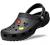 Crocs Mens and Womens Classic Clog w/Jibbitz Charms Character 3-Packs