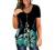 Beadchica Plus Size Tunic Tops For Leggings Casual Flowy Tshirts Ruched Blouses For Women