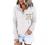 Hoodies for Women Tie Dye Button Down Sweatshirts Drawtsring Pullovers Oversized Hooed Shirts Tops with Pockets