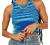 Artfish Women Casual Basic Sleeveless High Neck Rib-Knit Y2k Crop Tank Top