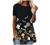 T Shirt for Women Summer Crew Neck Floral Print T-Shirts Casual Loose Short Sleeve Graphic Tee Tunic Tops for Leggings