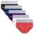 wirarpa Women's Cotton Underwear High Waist Stretch Briefs Soft Underpants Breathable Ladies Panties 5 Pack