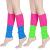 80s Women Neon Leg Warmers Knit Ribbed Leg Warmer for Party Accessories