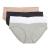 Warner's Women's Blissful Benefits No Muffin Top Cotton Stretch Lace Hipster Panties Multipack