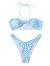 SOLY HUX Women's Criss Cross Halter Bikini Bathing Suits 2 Piece Swimsuits