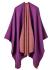 Epsion Women's Color Block Shawl Wrap Plus Size Cardigan Poncho Cape Open Front Long Winter Sweater Coat