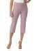 Rekucci Women's Ease into Comfort Capri with Button Detail