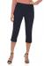 Rekucci Women's Ease into Comfort Capri with Button Detail