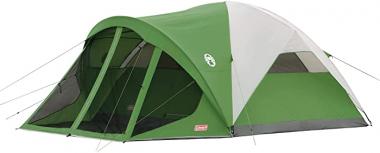 Coleman Dome Tent with Screen Room | Evanston Camping Tent with Screened-In Porch