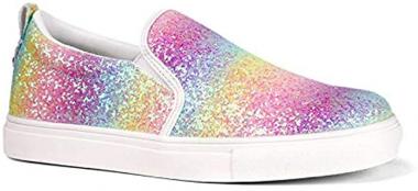 J. Adams Glimmer Sneakers for Women - Casual Glam Slip On Walking Shoes