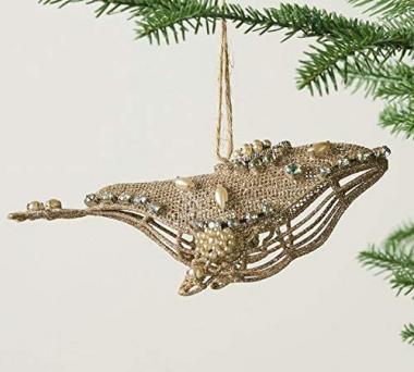 Jeweled Whale Ornament Christmas Ornament Pottery Barn