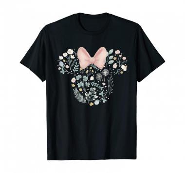 Disney Minnie Mouse Icon Spring Flowers T-Shirt