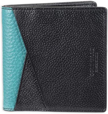 Cole Haan Men's Grand Series Color Block Leather Duofold Card Case Wallet