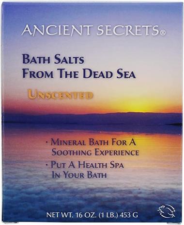 ANCIENT SECRETS Bath Salts from the Dead Sea, Unscented, 16 Ounce