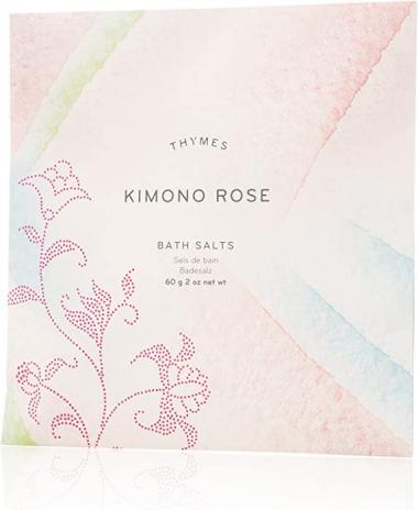 Thymes Bath Salt - 2 Oz - Kimono Rose