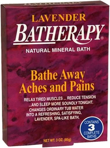 BATHERAPY Natural Mineral Bath Lavender 3 oz