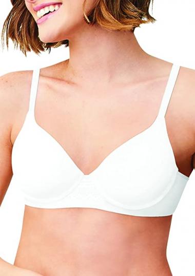 Hanes Ultimate Women's T-Shirt Natural Lift Foam Wirefree Bra DHHU25