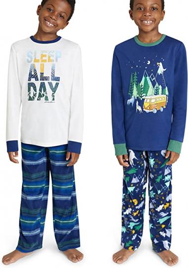 Kids Pajamas 4-Pc. Sleep Set – Boys' Sleepwear by Eddie Bauer