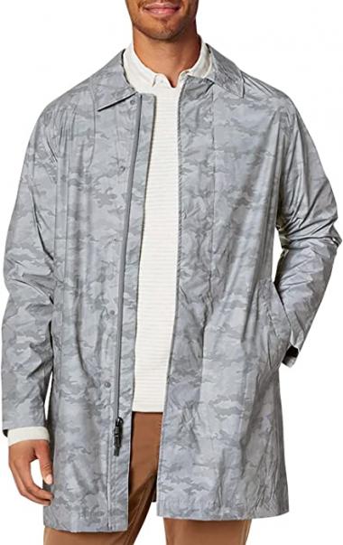 TUMI Men's Reflective Rain Jacket