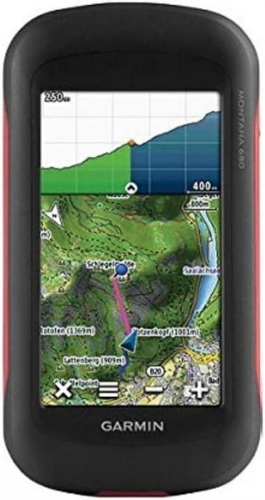 Garmin Montana 680, Touchscreen Hiking Handheld, GPS/GLONASS with 8 Megapixel Camera