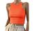 Artfish Women Casual Basic Sleeveless High Neck Rib-Knit Y2k Crop Tank Top