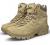 Bitiger Men's Combat Boots with Side Zipper Velcro and Casual Outdoor Mountaineering Trekking Commando Tactical Boots