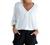 Dokotoo Womens 3 4 Bell Sleeve/Short Sleeve V Neck Chiffon Tops Casual Solid Tops and Blouses Loose Shirts S-XXL