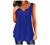 Womens Tank Tops Sleeveless Summer Casual V Neck Button Up Henley T Shirts Plus Size Floral Flowy Pleated Vest Blouses