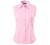 Womens Stretchy Fitted Sleeveless Office Business Button Down Collar Blouse Top