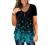 Beadchica Plus Size Tunic Tops For Leggings Casual Flowy Tshirts Ruched Blouses For Women