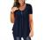 Beadchica Plus Size Tunic Tops For Leggings Casual Flowy Tshirts Ruched Blouses For Women