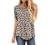 JomeDesign Summer Tops for Women Short Sleeve Side Split Casual Loose Tunic Top