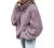 Sweaters for Women Solid Color Turtleneck Balloon Long Sleeve Oversized Sweater Pullover Chunky Cable Knit Jumper Tops