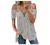 Off Shoulder Tops for Women Sexy V Neck Short Sleeve T Shirts Plus Size Lace Zipper Summer Casual Flowy Tee Blouses