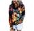 Hoodies for Women Tie Dye Button Down Sweatshirts Drawtsring Pullovers Oversized Hooed Shirts Tops with Pockets