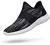 QANSI Mens Sneakers Slip-on Lightweight Athletic Running Walking Gym Shoes