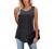 Women Summer Lace Pleated Flowy Tank Tops Loose Casual Sleeveless Shirts Flowy Tunic Tee Blouses Plus Size Tops