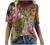 Women Plus Size Tops Vintage Aesthetic Printed Short Sleeve Summer T Shirts Basic Casual V Neck Tees Tshirt Blouses