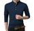 KUYIGO Men’s Casual Slim Fit Shirts Pure Color Long Sleeve Polo Fashion T-Shirts