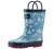 OAKI Kids Waterproof Rubber Rain Boots with Easy-On Handles